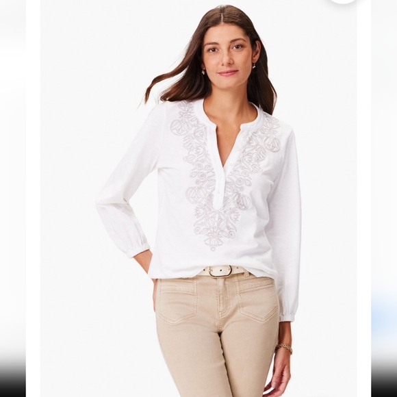NIC+ZOE Women's Climbing Vines Sweater - Lightweight Mock Neck Pullover - View #8